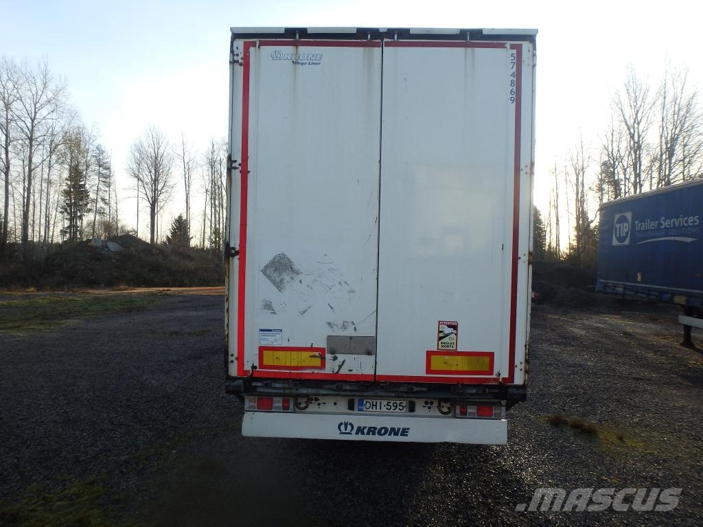 Krone Trailer Curtainsider Lifting + Sliding Roof Mega Perdeli yari çekiciler