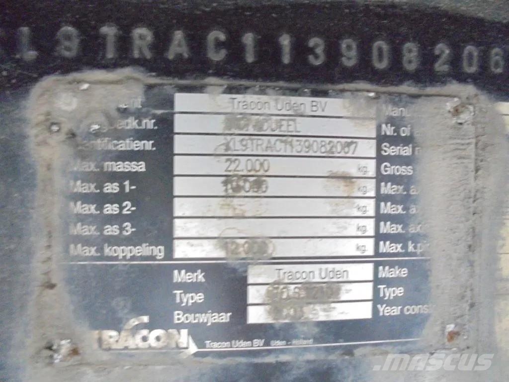 Tracon TO.S 1210 Carrier Vector 1850 + 1 AXLE Semirremolques de temperatura controlada