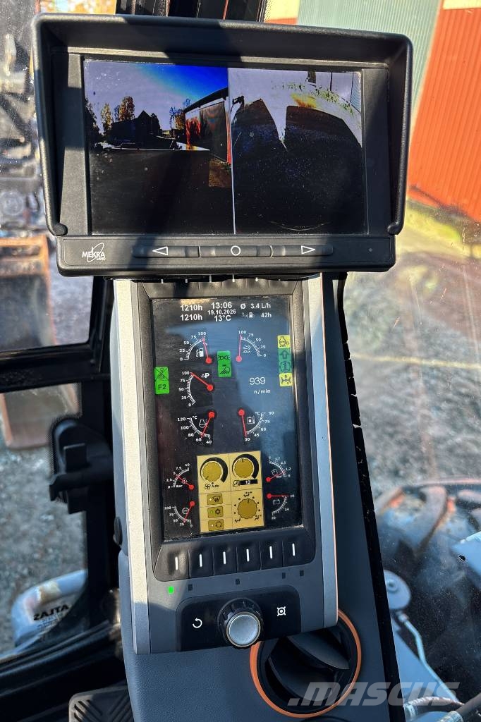 Atlas 160W, Endast 1210h, Mörevagn och 6 Redskap Mobilbagger