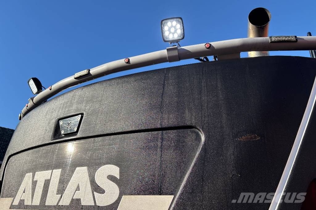 Atlas 160W, Endast 1210h, Mörevagn och 6 Redskap Mobilbagger