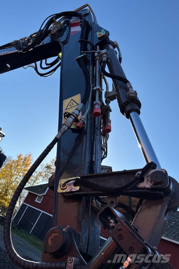 Atlas 160W, Endast 1210h, Mörevagn och 6 Redskap Mobilbagger