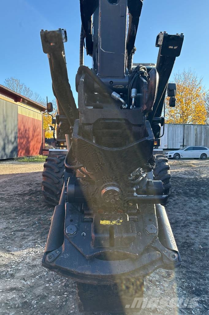 Atlas 160W, Endast 1210h, Mörevagn och 6 Redskap Mobilbagger