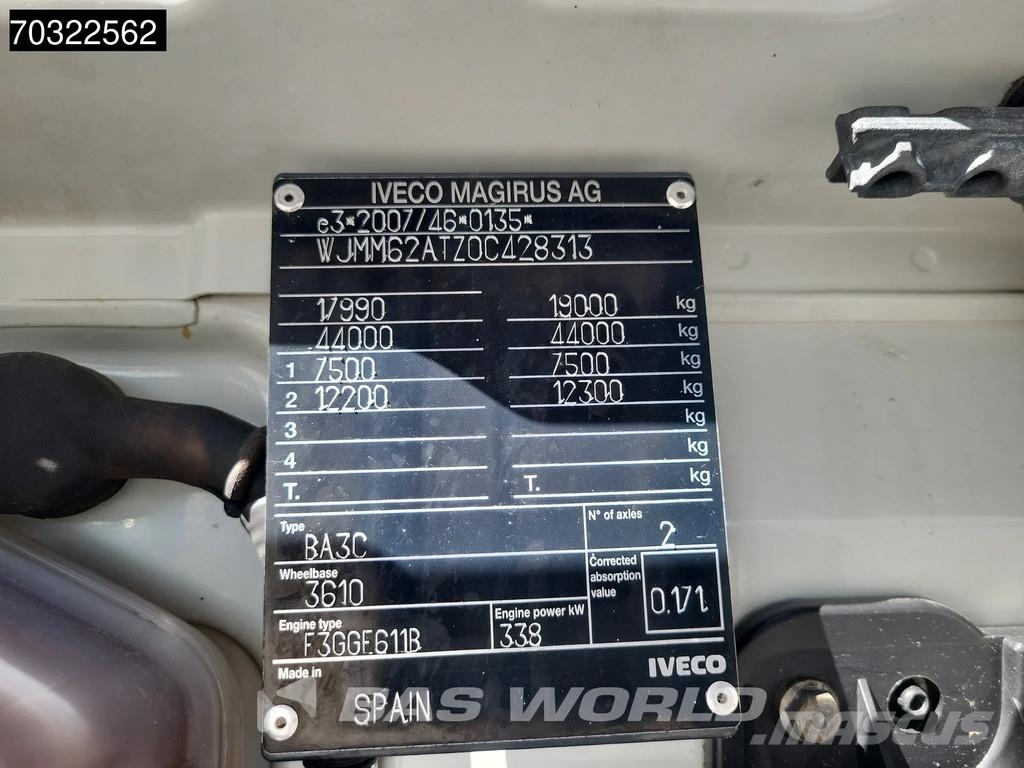 Iveco S-Way 460 S-Way 4X2 Mega Retarder 2x Tanks Standkl 트랙터 유닛