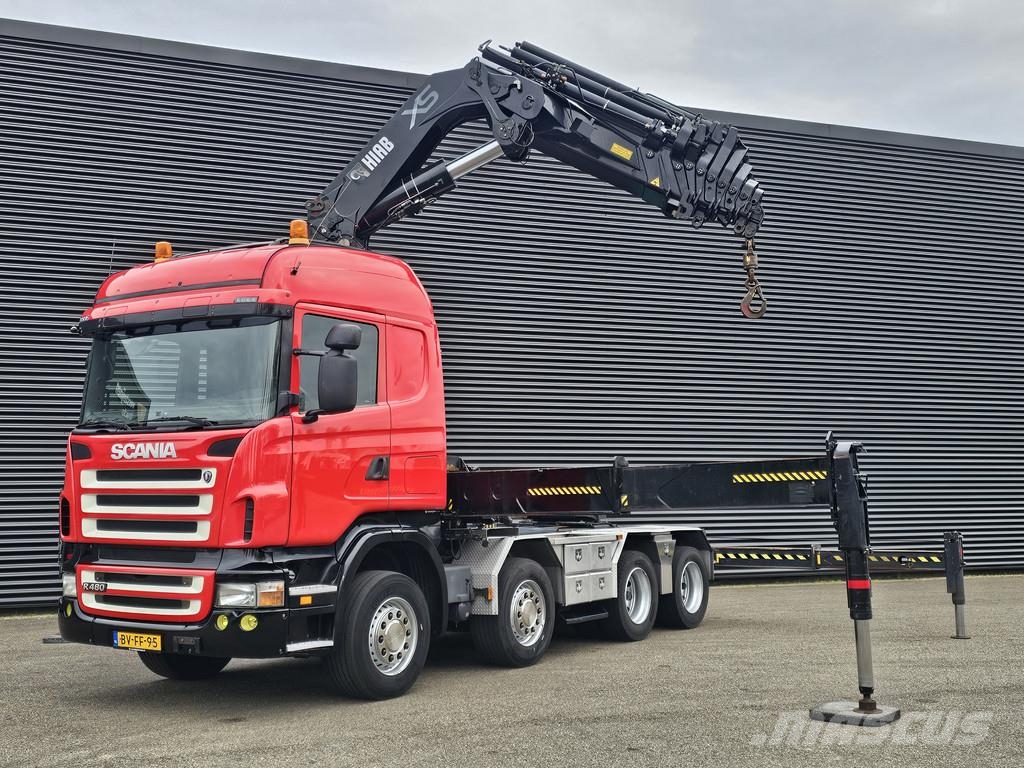 Scania R480 8x2 / HIAB 105 tm CRANE / KRAN Sattelzugmaschinen