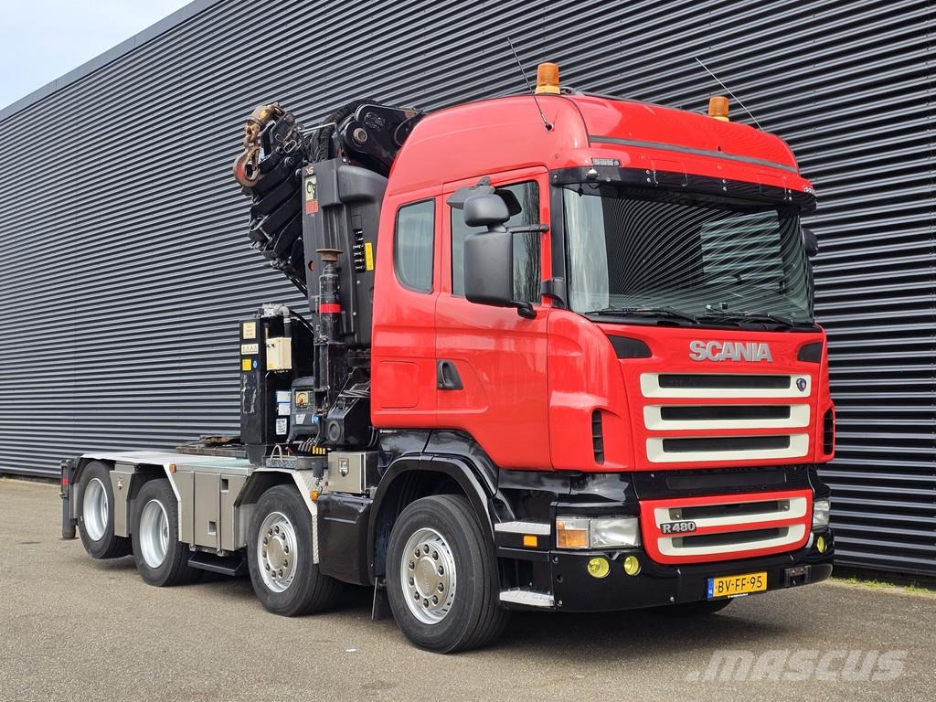Scania R480 8x2 / HIAB 105 tm CRANE / KRAN Sattelzugmaschinen