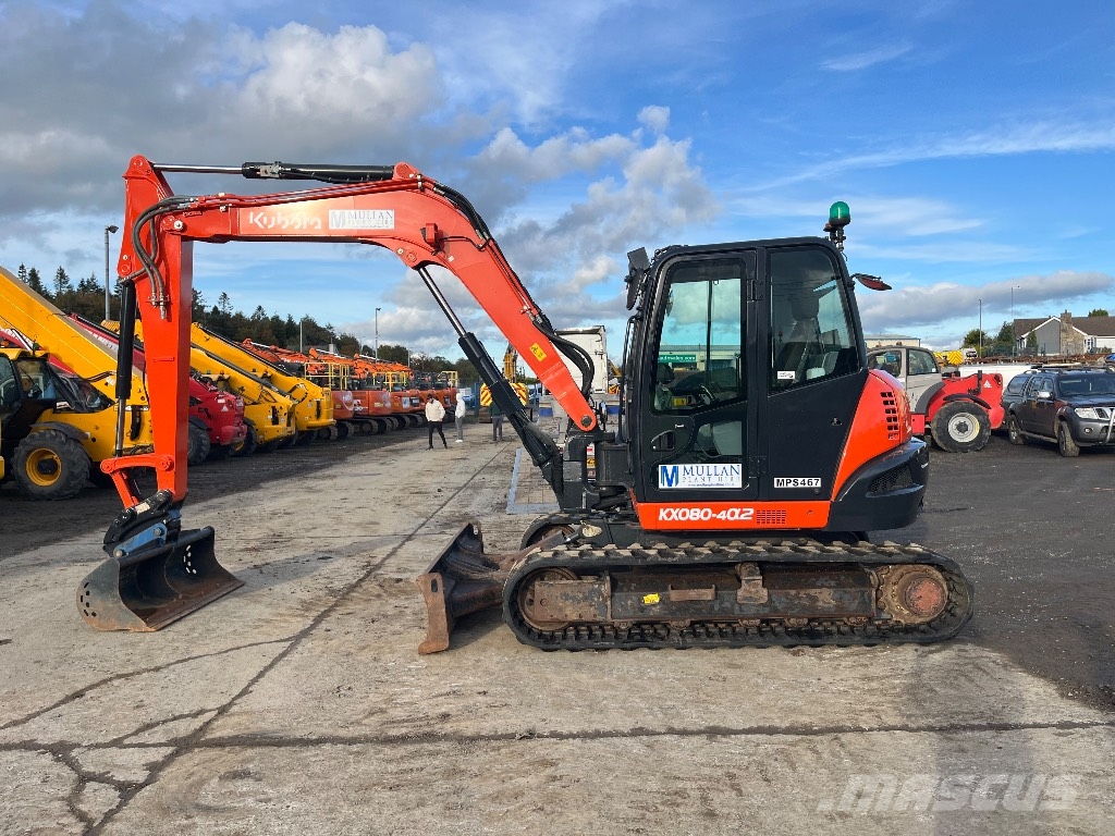 Kubota KX080 Escavadoras Midi 7t - 12t