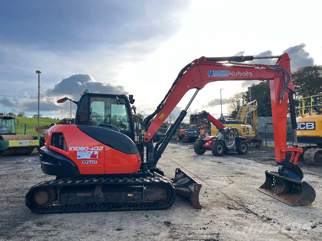 Kubota KX080 Escavadoras Midi 7t - 12t