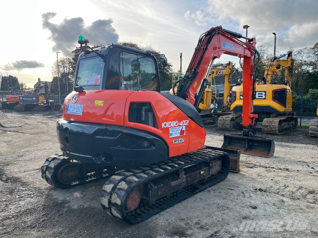Kubota KX080 Escavadoras Midi 7t - 12t
