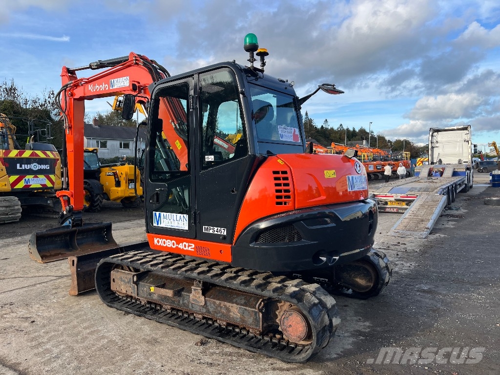 Kubota KX080 Escavadoras Midi 7t - 12t