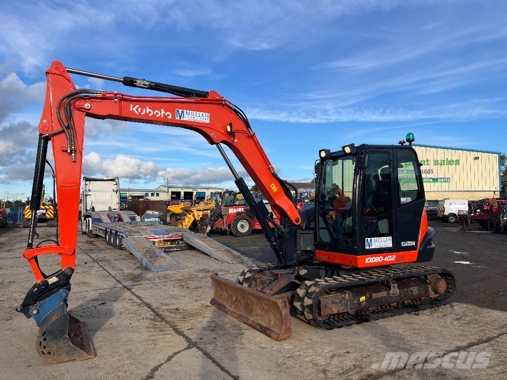 Kubota KX080 Escavadoras Midi 7t - 12t