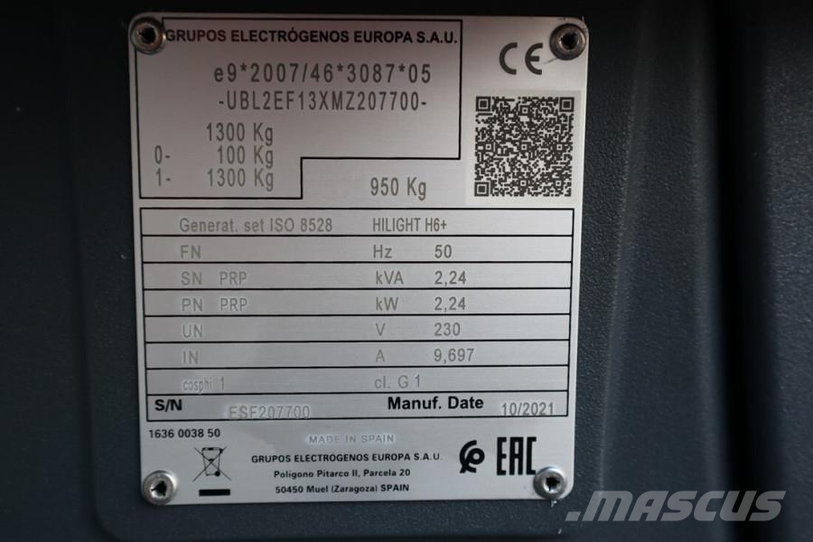Atlas Copco Hilight H6+ Valid inspection, Max Boom Height 8m, أبراج خفيفة