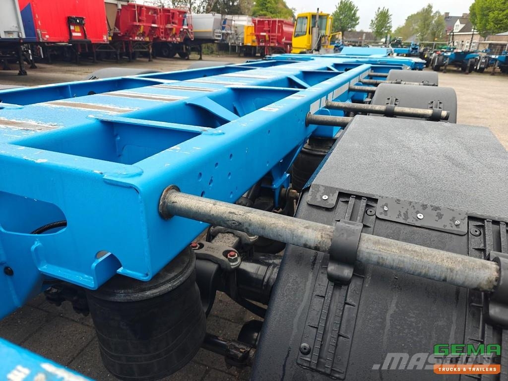 D-tec Combitrailer S-Line CT-5 S-Line CT-F + S-Line CT-R Semirremolques portacontenedores