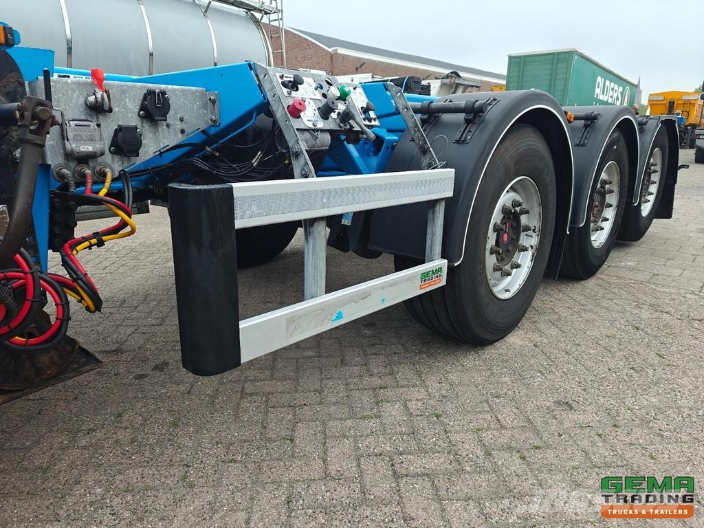 D-tec Combitrailer S-Line CT-5 S-Line CT-F + S-Line CT-R Semirremolques portacontenedores