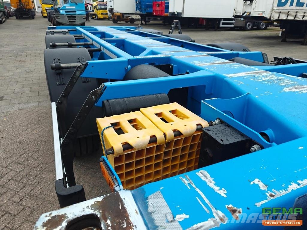 D-tec Combitrailer S-Line CT-5 S-Line CT-F + S-Line CT-R Semirremolques portacontenedores