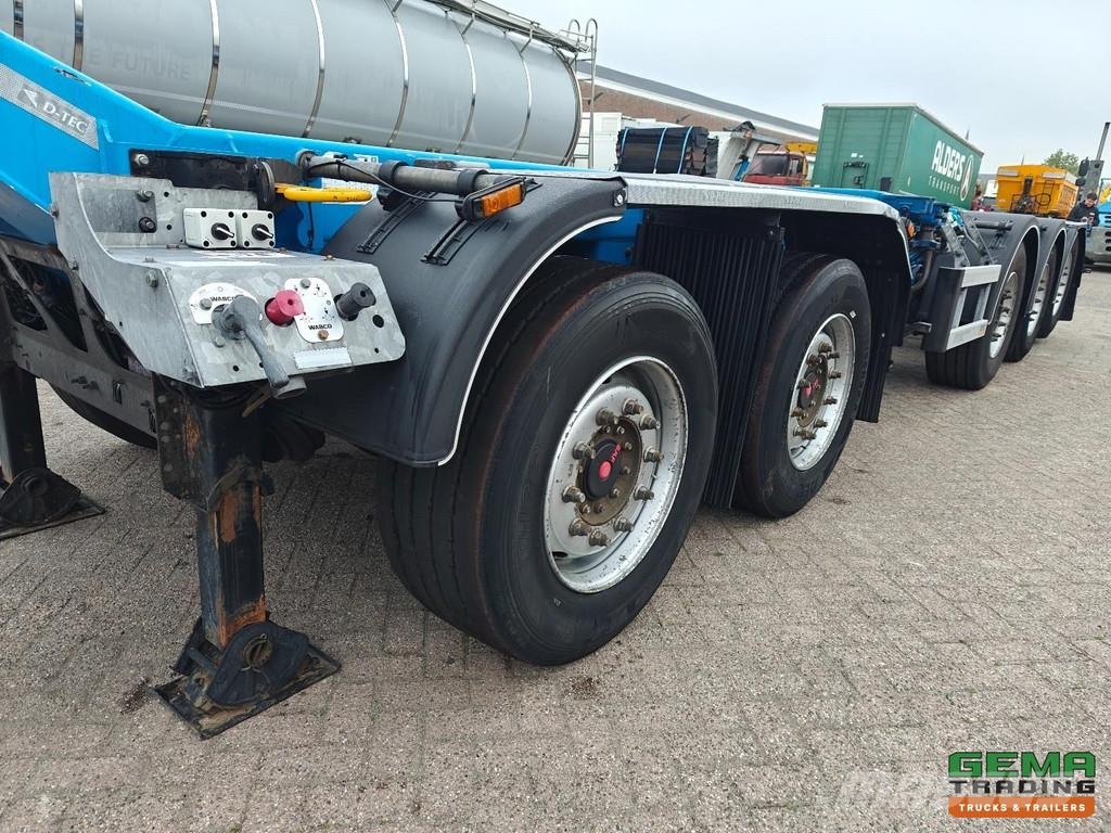 D-tec Combitrailer S-Line CT-5 S-Line CT-F + S-Line CT-R Semirremolques portacontenedores