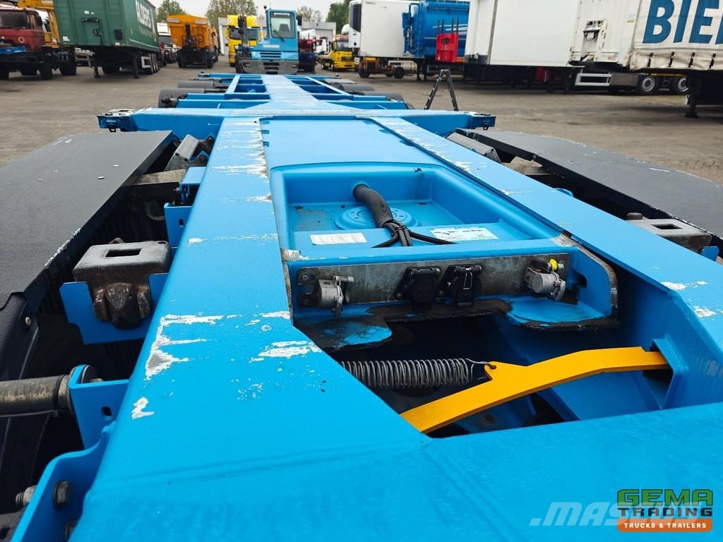 D-tec Combitrailer S-Line CT-5 S-Line CT-F + S-Line CT-R Semirremolques portacontenedores