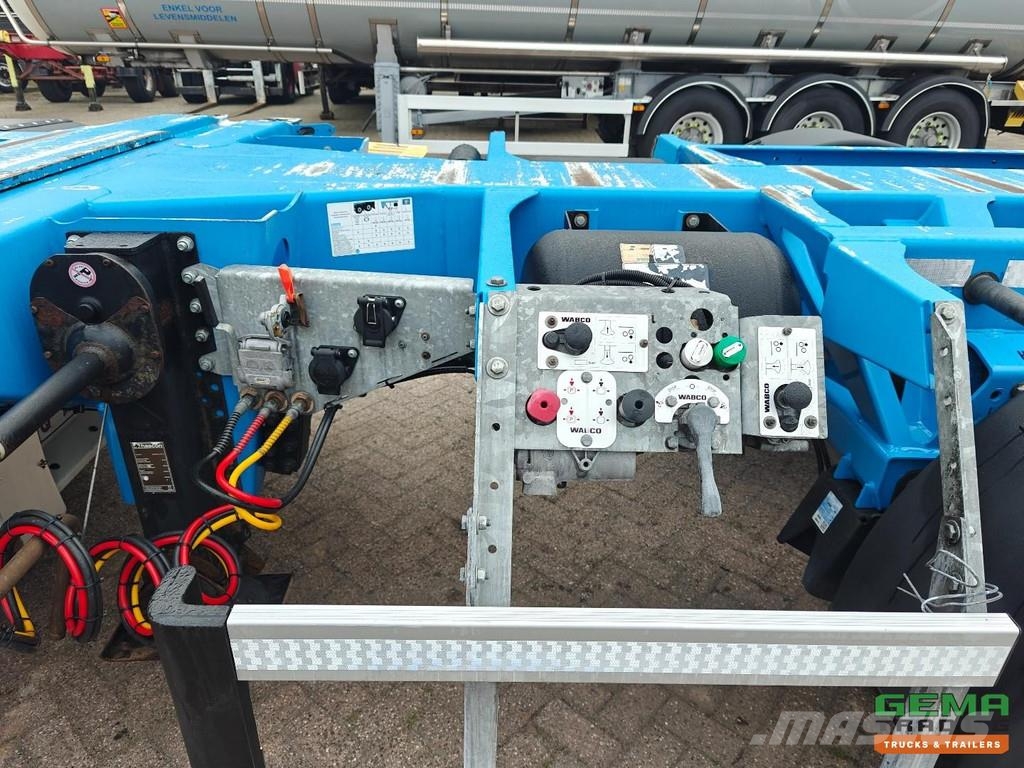 D-tec Combitrailer S-Line CT-5 S-Line CT-F + S-Line CT-R Semirremolques portacontenedores