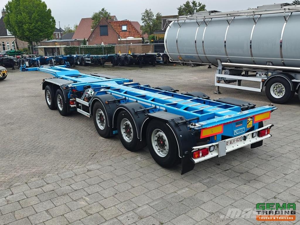 D-tec Combitrailer S-Line CT-5 S-Line CT-F + S-Line CT-R Semirremolques portacontenedores