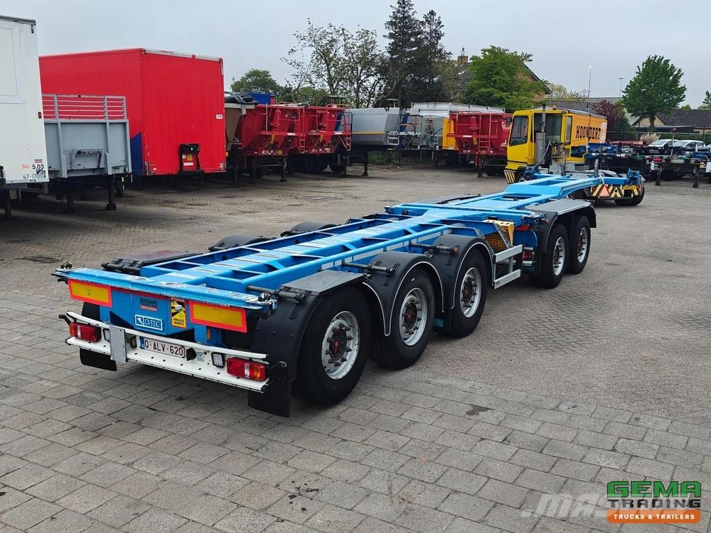 D-tec Combitrailer S-Line CT-5 S-Line CT-F + S-Line CT-R Semirremolques portacontenedores