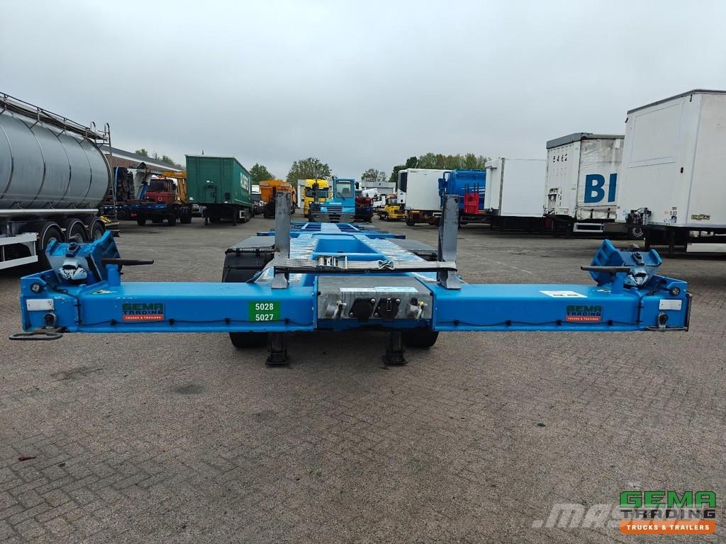 D-tec Combitrailer S-Line CT-5 S-Line CT-F + S-Line CT-R Semirremolques portacontenedores