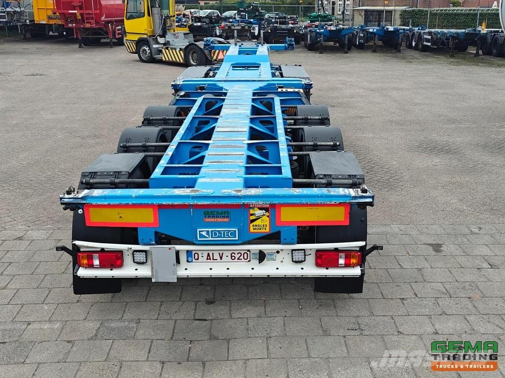 D-tec Combitrailer S-Line CT-5 S-Line CT-F + S-Line CT-R Semirremolques portacontenedores