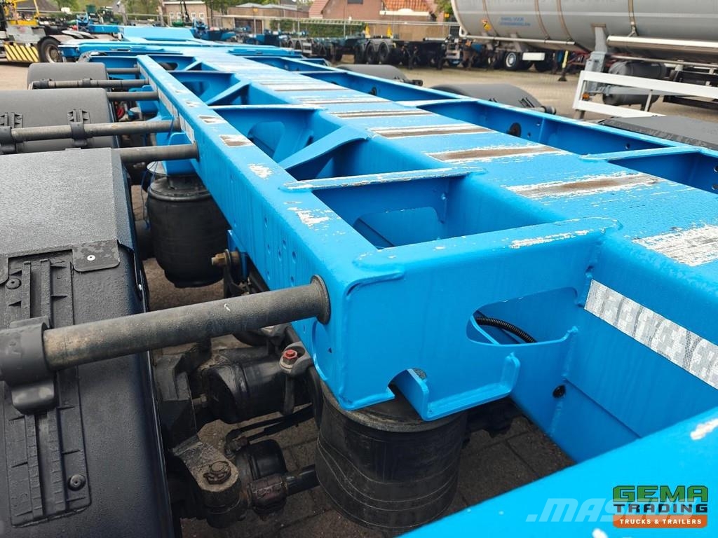 D-tec Combitrailer S-Line CT-5 S-Line CT-F + S-Line CT-R Semirremolques portacontenedores