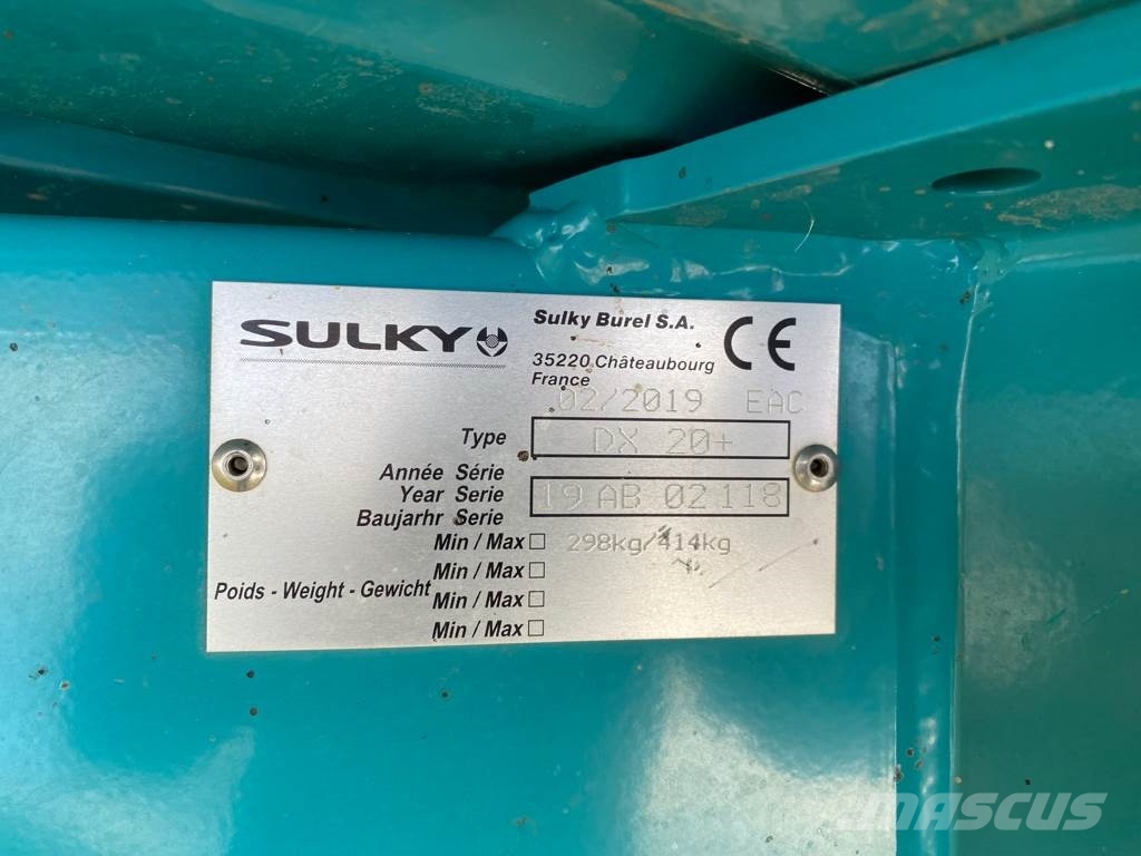 Sulky DX20+ Flüssigdüngerstreuer
