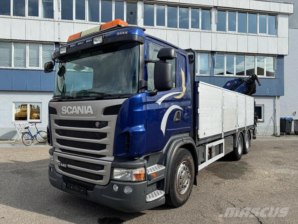 Scania G440 6X4 EURO 5 + PM 22SP + REMOTE CONTROL Kranen voor alle terreinen