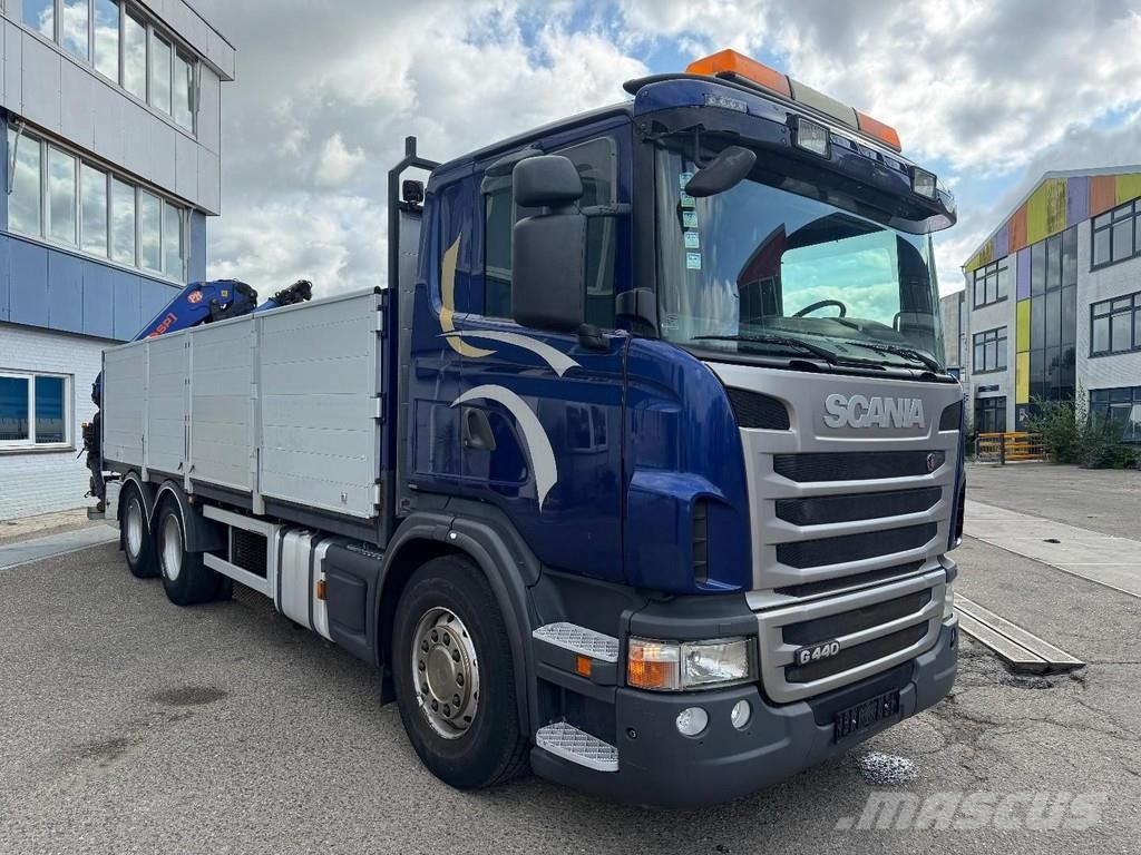 Scania G440 6X4 EURO 5 + PM 22SP + REMOTE CONTROL Kranen voor alle terreinen