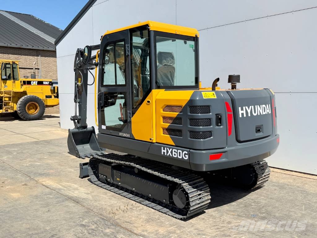 Hyundai HX60 G - BRAND NEW / Hammer Lines / Blade Miniexcavadoras