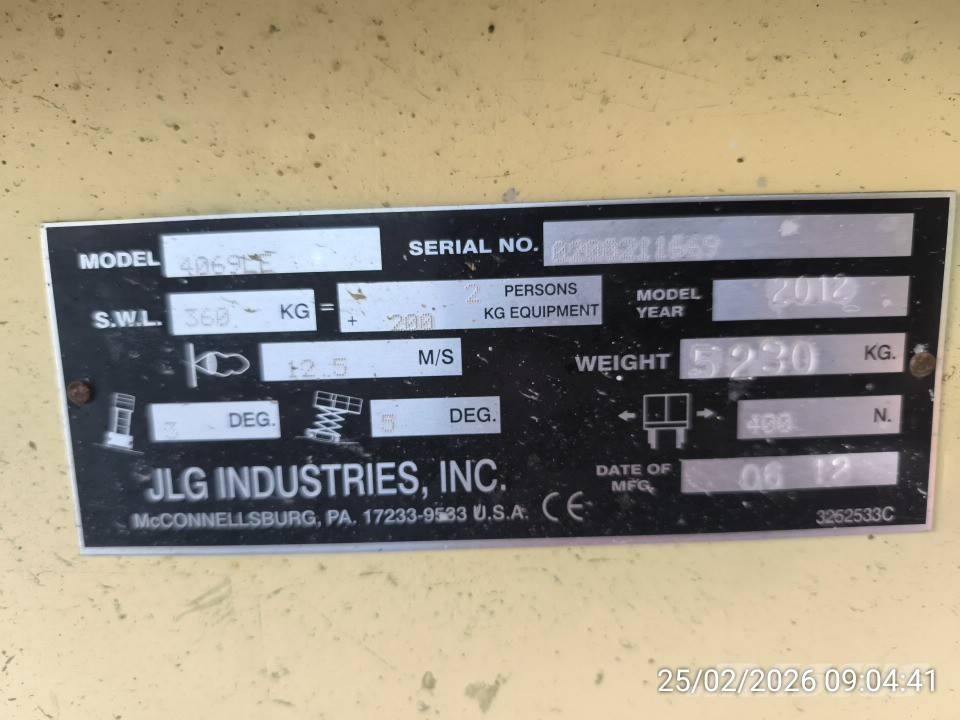 JLG 4069 LE 剪式升降機