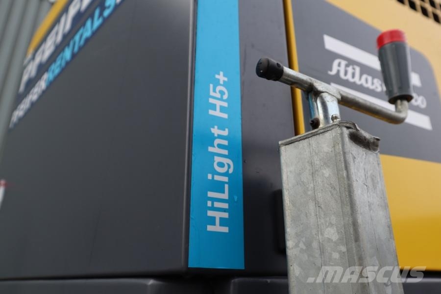 Atlas Copco HiLight H5+ SV2 Valid inspection, Max Boom Height Torres de iluminación