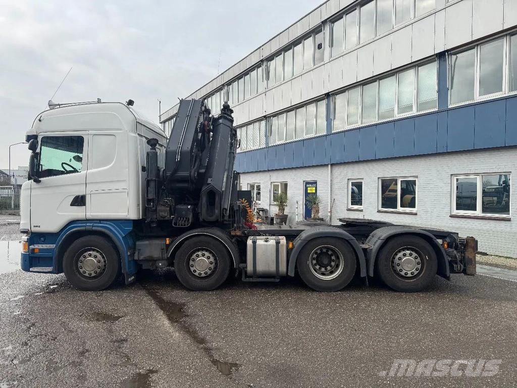 Scania G450 8X2 EURO 6 HIAB 855-6 + REMOTE CONTROL MANUAL رافعات صالحة لكل أنواع الطرق