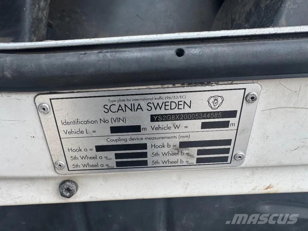 Scania G450 8X2 EURO 6 HIAB 855-6 + REMOTE CONTROL MANUAL رافعات صالحة لكل أنواع الطرق