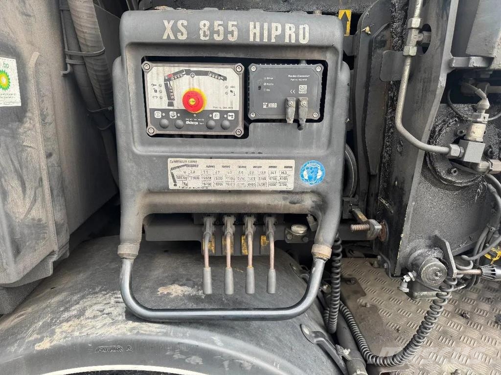 Scania G450 8X2 EURO 6 HIAB 855-6 + REMOTE CONTROL MANUAL رافعات صالحة لكل أنواع الطرق