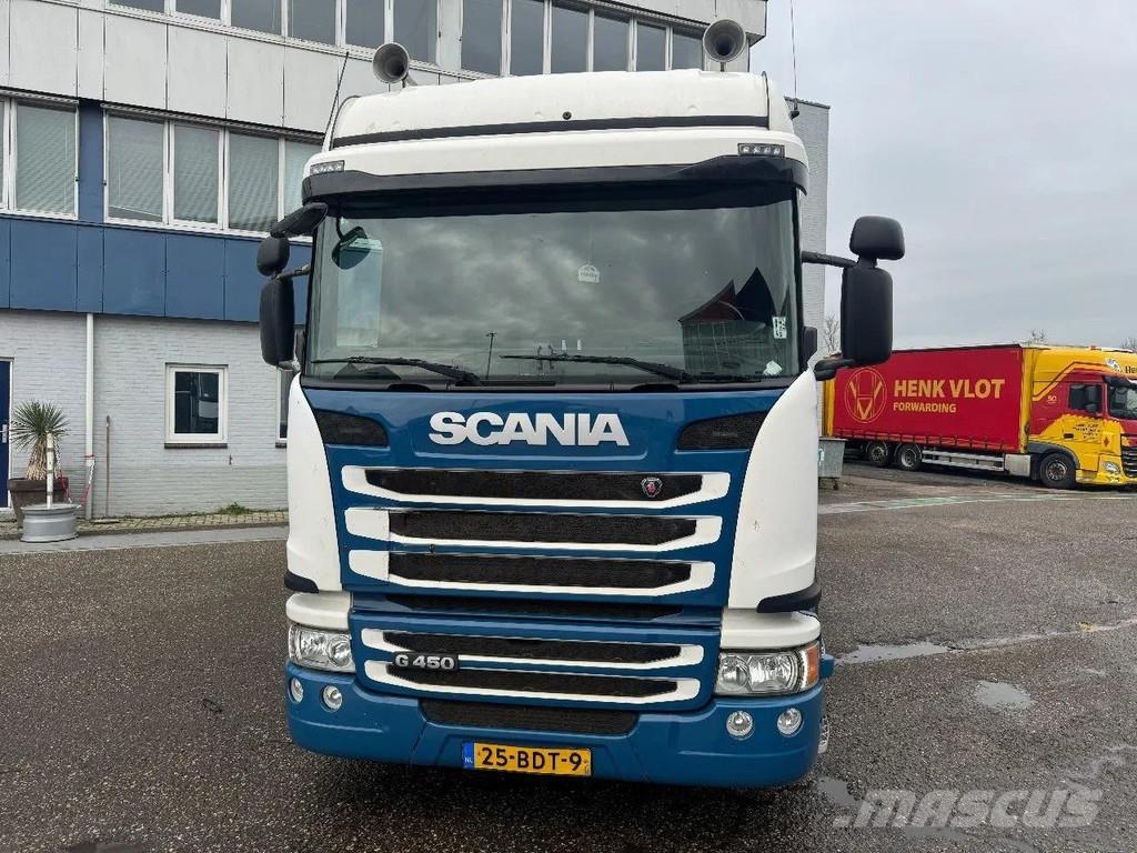Scania G450 8X2 EURO 6 HIAB 855-6 + REMOTE CONTROL MANUAL رافعات صالحة لكل أنواع الطرق