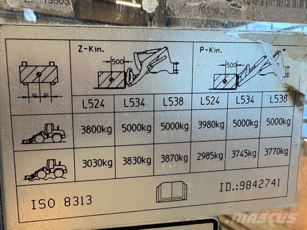 Liebherr 524 Φορτωτές με λάστιχα (Τροχοφόροι)
