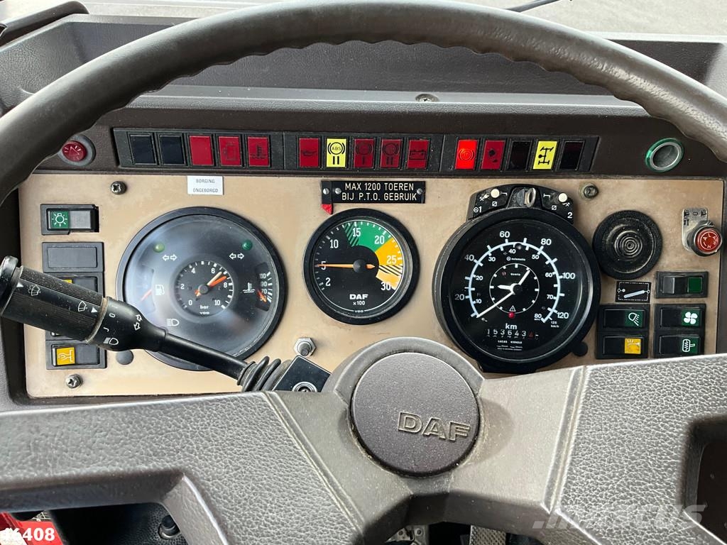 DAF ATI 1900 Manual Full steel suspension Just 153.643 工程吊钩车