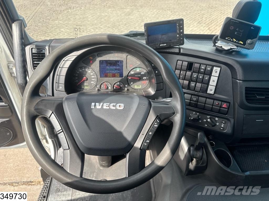 Iveco Stralis 310 EURO 6, Palfinger, Remote, Steel suspe Platte bakwagens