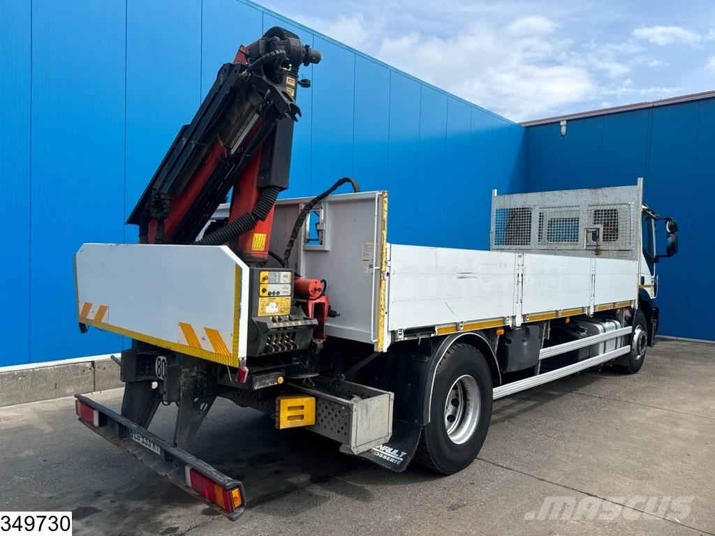 Iveco Stralis 310 EURO 6, Palfinger, Remote, Steel suspe Platte bakwagens
