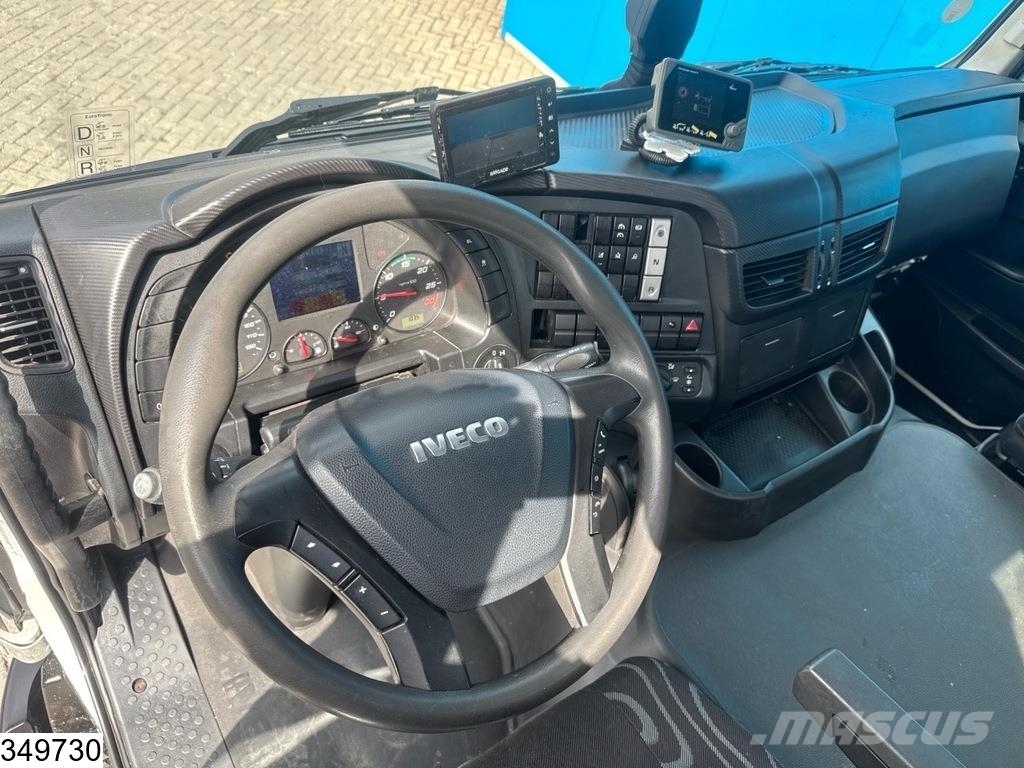 Iveco Stralis 310 EURO 6, Palfinger, Remote, Steel suspe Platte bakwagens