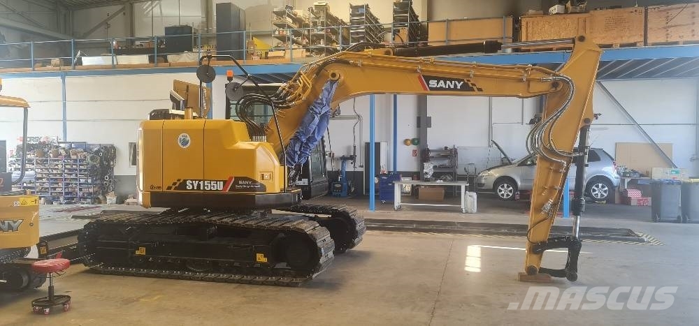 Sany SY 155 U ca. 16to Kurzheck, Schild, VA optional Escavadeiras de esteiras