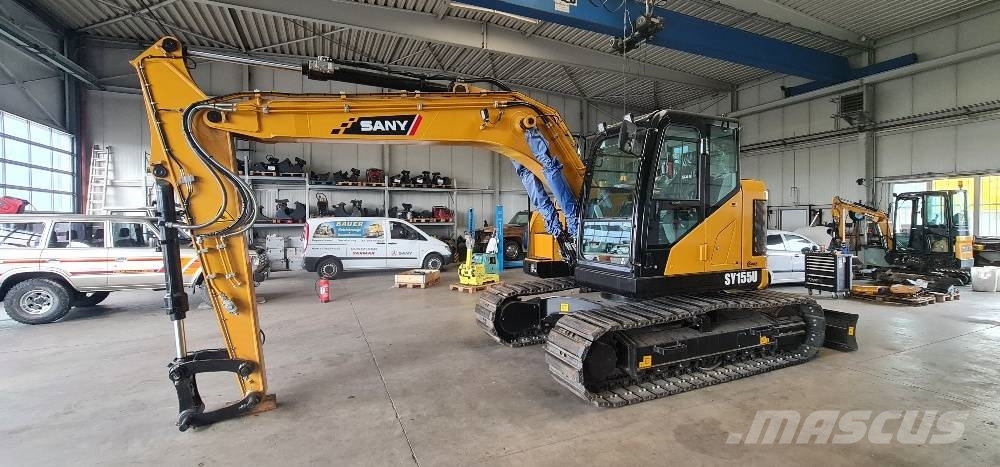 Sany SY 155 U ca. 16to Kurzheck, Schild, VA optional Escavadeiras de esteiras