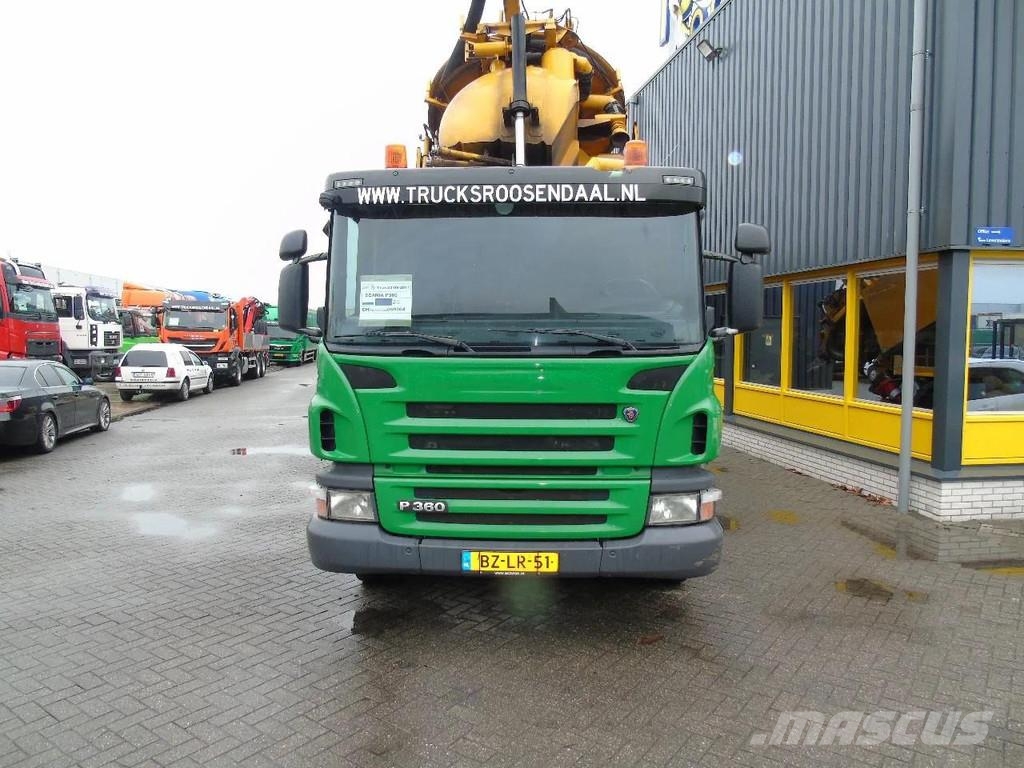 Scania P360 360 + COMBI VACUUM WIEDEMANN + 6X4 شاحنات مزدوجة / خلخلة