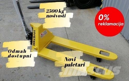 Hyster Gumeni paletar 2500kg - Odmah Dostupni Hand pallet trucks