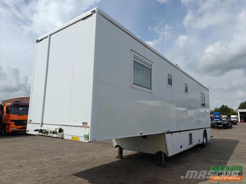Renders ROC 12.10 NA single-axle office trailer / mobile h Altri semirimorchi
