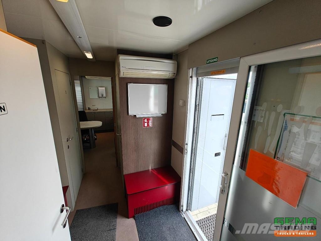 Renders ROC 12.10 NA single-axle office trailer / mobile h Altri semirimorchi