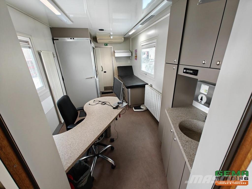 Renders ROC 12.10 NA single-axle office trailer / mobile h Altri semirimorchi