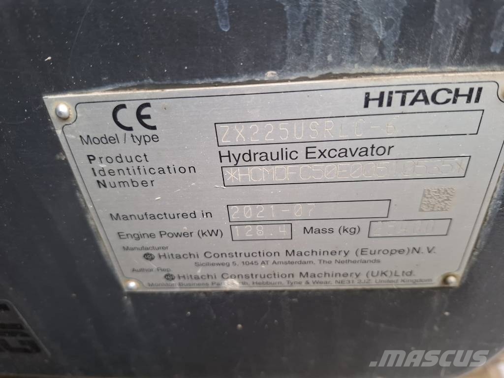 Hitachi ZX 225 US R LC-6 Telakaivukoneet