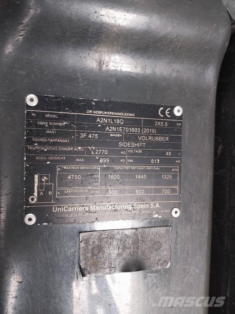 UniCarriers A2 N1 L18 Q Elektro Stapler